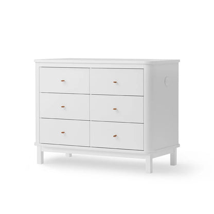 Oliver Furniture Wood 6 Drawer Dresser - White