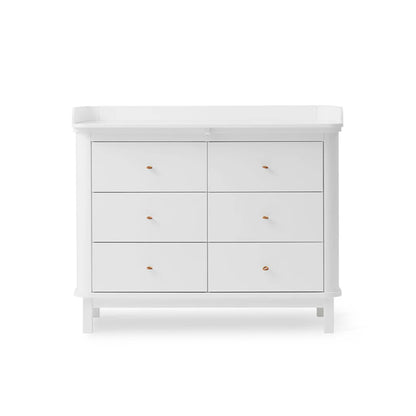 Oliver Furniture Wood 6 Drawer Nursery Dresser - White