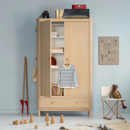 Oliver Furniture Wood Double Wardrobe - Oak