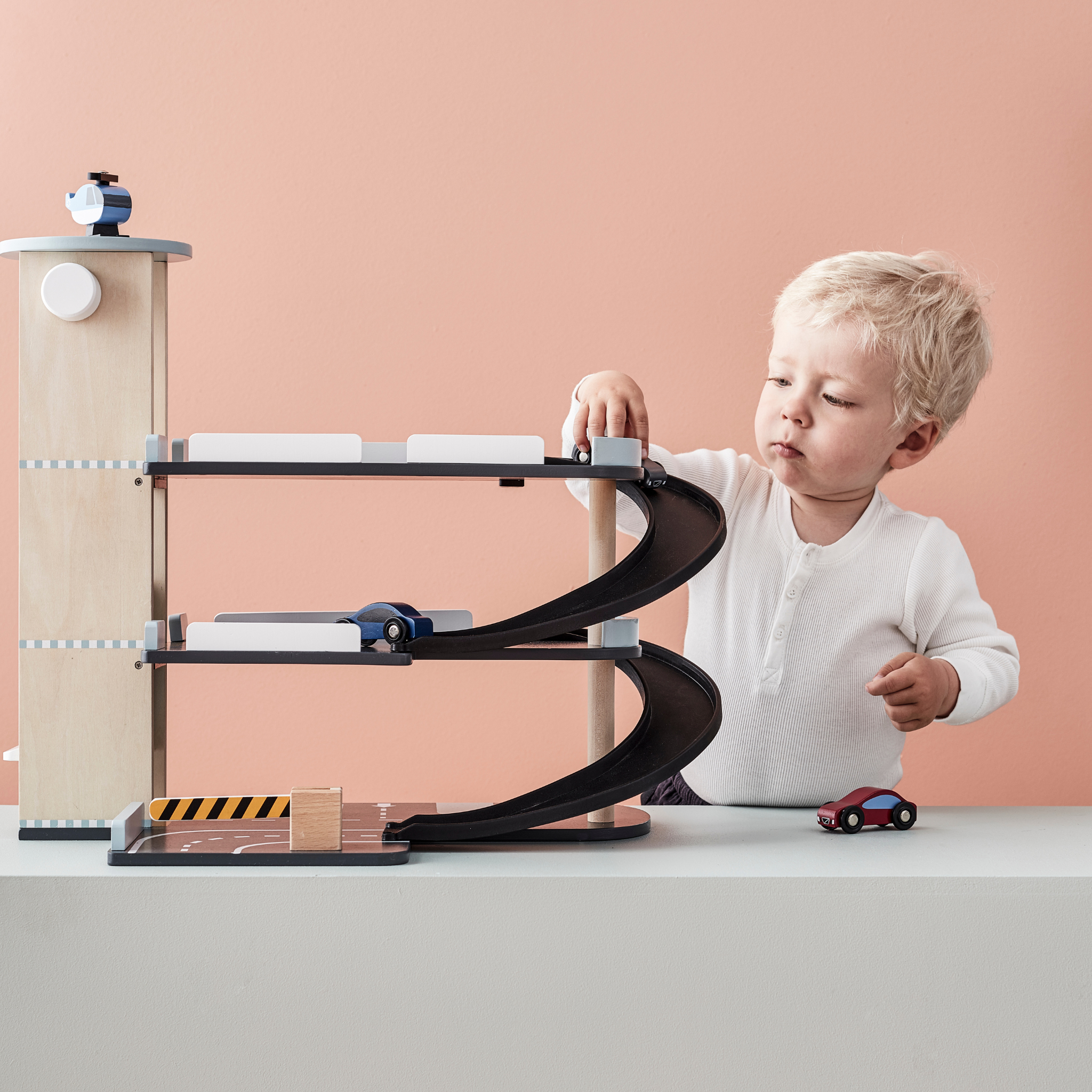 Kids Concept Wooden Toy Garage video