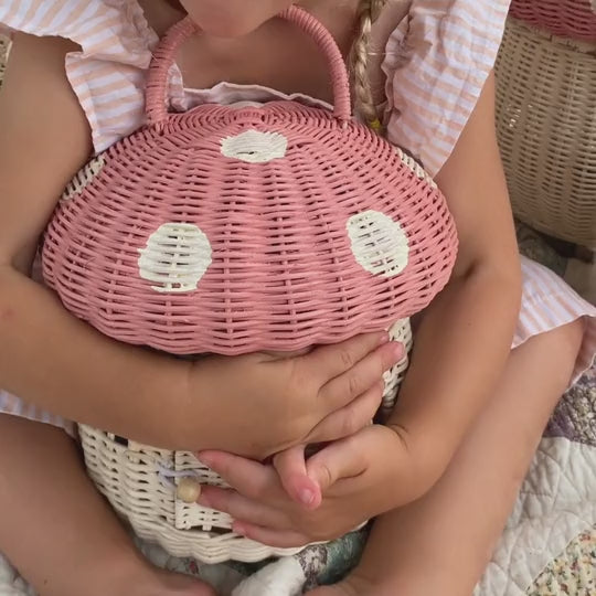 Olli Ella Mushroom Basket - Musk video