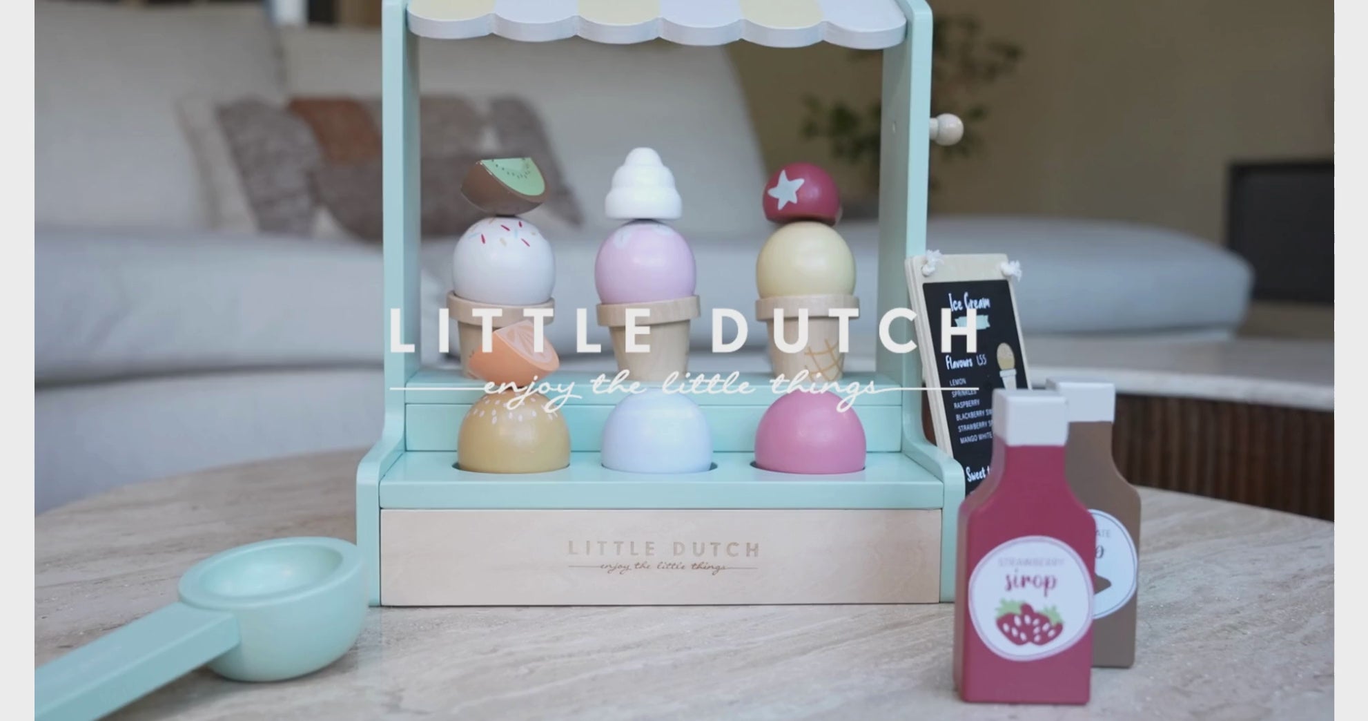 Little Dutch Toy Ice Cream Shop Video