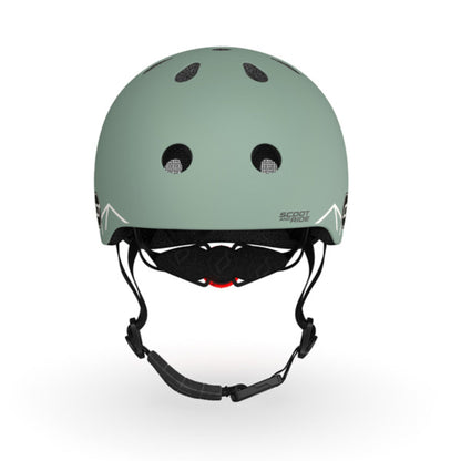 Scoot & Ride Kids Helmet 45-51cm - Green Lines