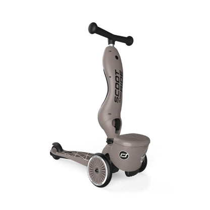 Scoot & Ride Highwaykick 1 Lifestyle Scooter - Brown Lines