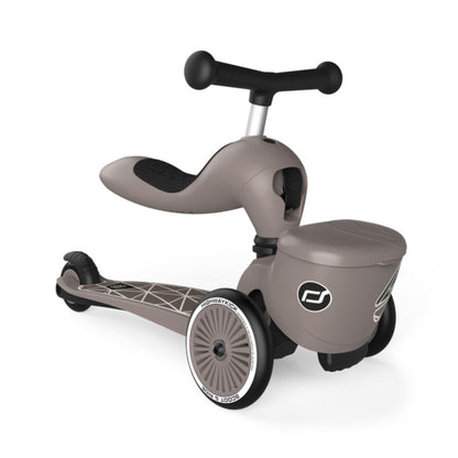 Scoot & Ride Highwaykick 1 Lifestyle Scooter - Brown Lines