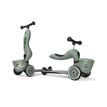 Scoot & Ride Highwaykick 1 Lifestyle Scooter - Green Lines