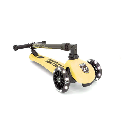 Scoot & Ride Highwaykick 3 LED Scooter - Lemon