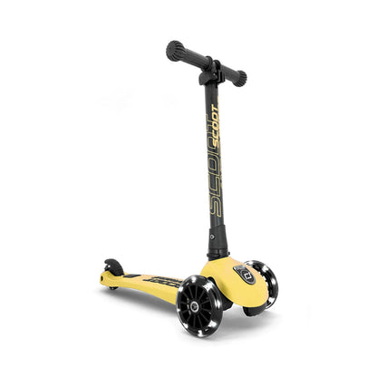 Scoot & Ride Highwaykick 3 LED Scooter - Lemon