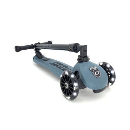 Scoot & Ride Highwaykick 3 LED Scooter - Steel