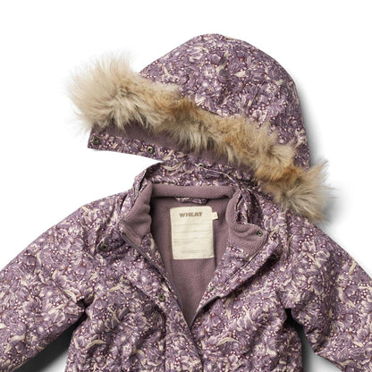 Wheat Mathilde Waterproof Tech Jacket - Purple Tulips