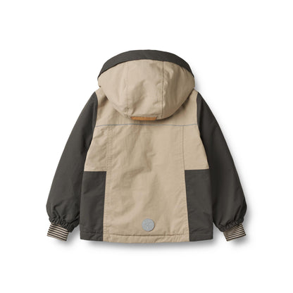 Wheat Laust Waterproof Tech Jacket - Grey Sand