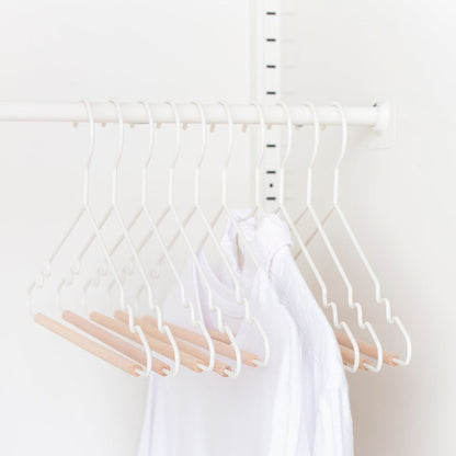 Mustard Made Adult Top Hangers - White (Pack-10)