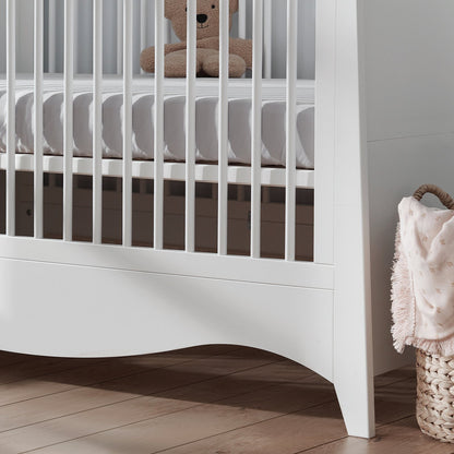 CuddleCo Clara Cot Bed - White