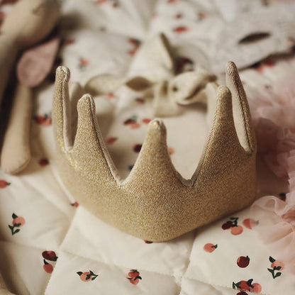 Avery Row Children's Gold Sparkle Knitted Crown