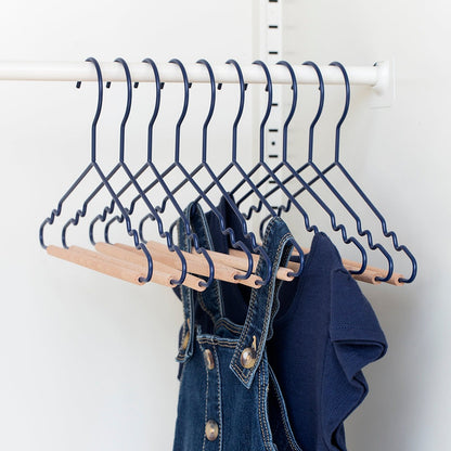 Mustard Made Kids Top Hangers 10 Pack - Navy