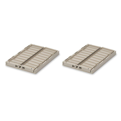 Liewood Weston Storage Crate Small - Sandy (2-Pack)