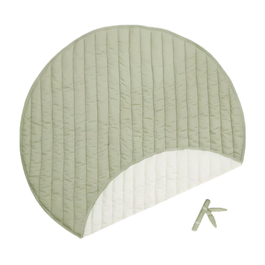 Lorena Canals Reversible Bamboo Playmat - Sensorial Leaf