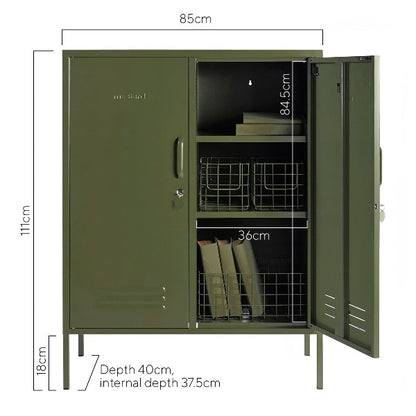 Mustard Made The Midi Storage Locker - Olive