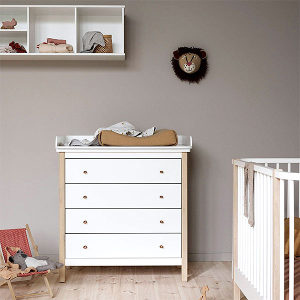 Oliver Furniture Wood Nursery Dresser Baby Changing Unit