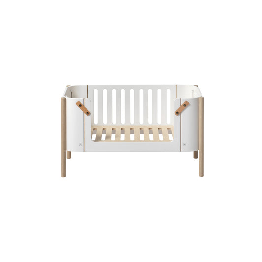 Oliver Furniture Wood Bench - White/Oak