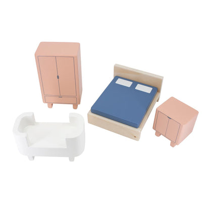 Sebra Dolls House Furniture - Bedroom