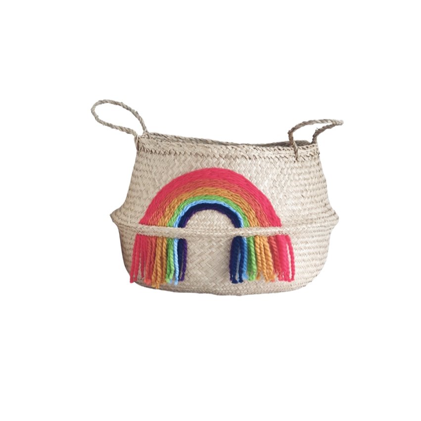 Bellybambino Vivid Tassel Rainbow Basket - Extra Large - Scandibørn