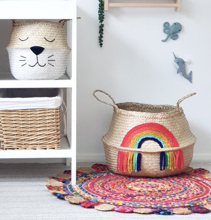 Bellybambino Vivid Tassel Rainbow Basket - Extra Large - Scandibørn