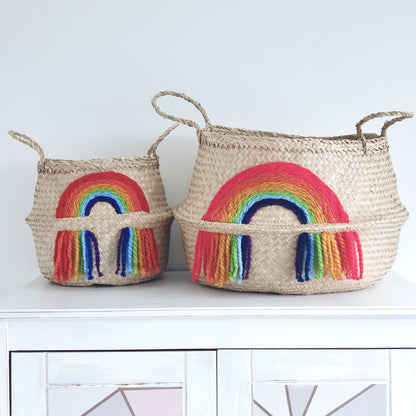 Bellybambino Vivid Tassel Rainbow Basket - Extra Large - Scandibørn