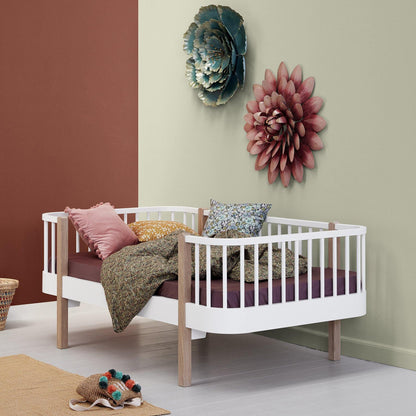 Oliver Furniture Wood Original Junior Day Bed - White/Oak