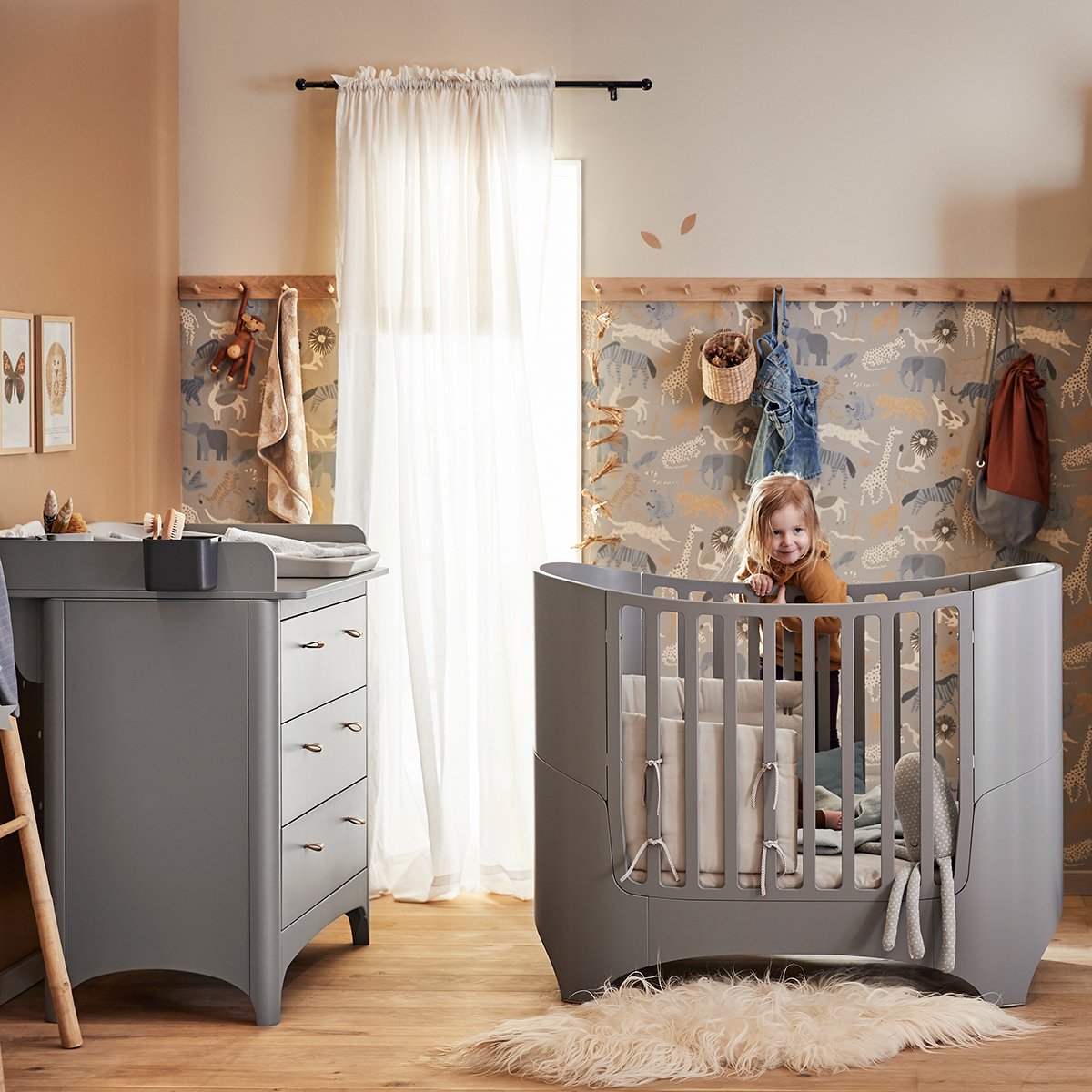 Grey nursery outlet dresser