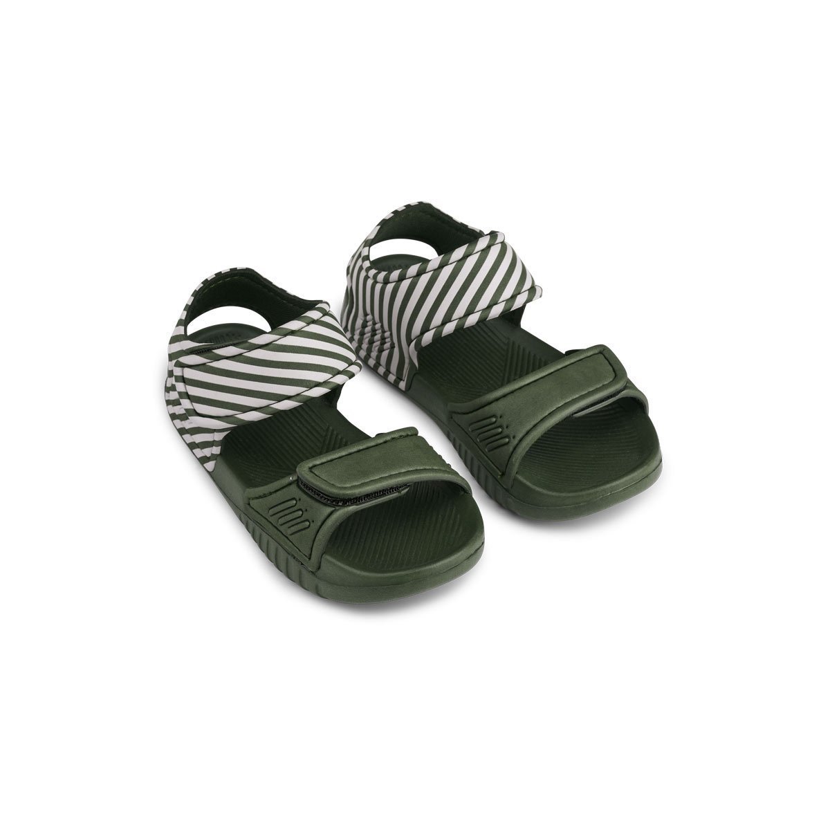 Stripe sandal on sale