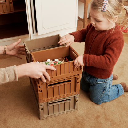 Liewood Weston Small Storage Crate - Oat (2 Pack)