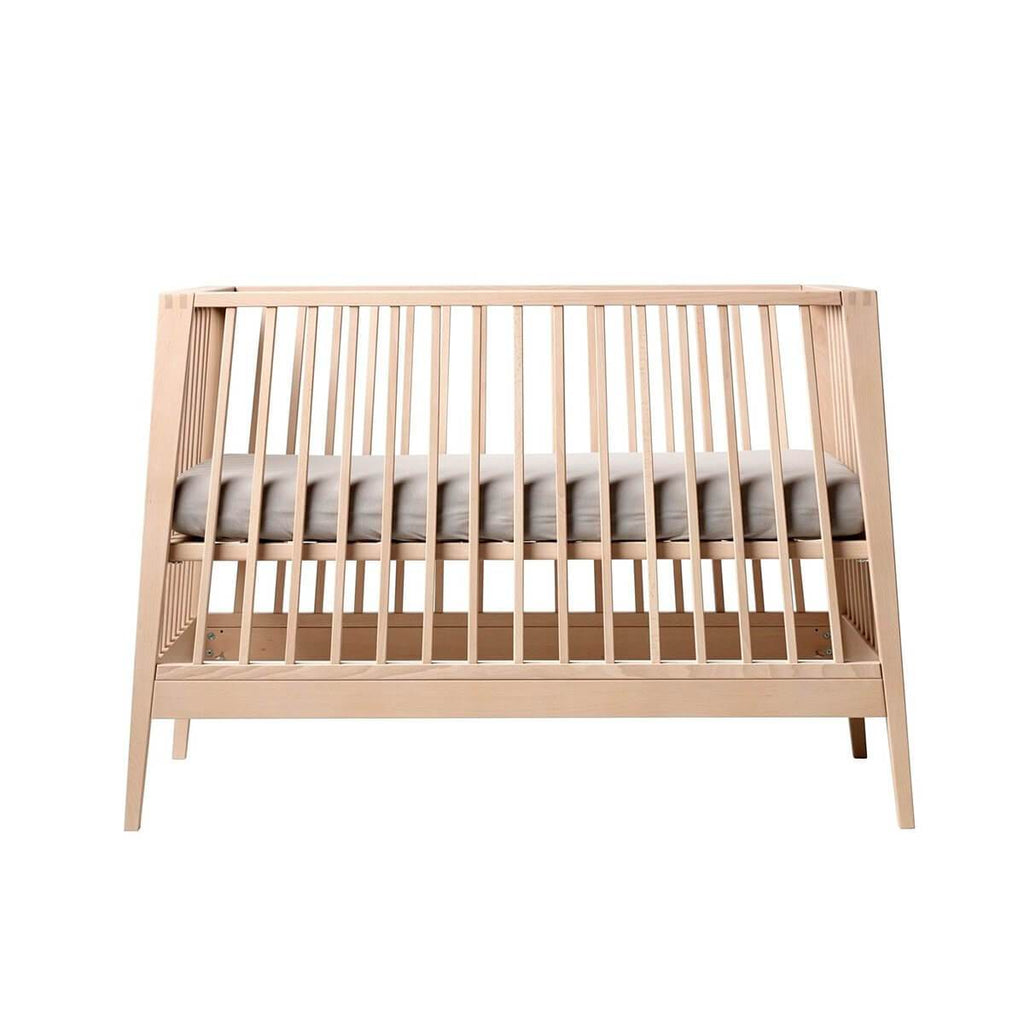 Leander Linea Baby Cot Oak Scand Baby Cot Beds Scandiborn