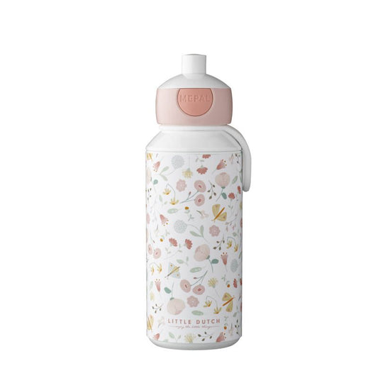 Little Dutch Drinking Bottle Pop-Up Campus - Flowers & Butterflies