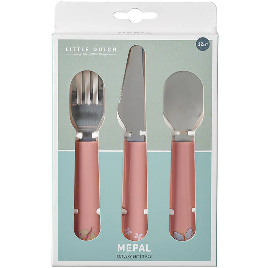 Little Dutch Mepal Children Cutlery Set - Flowers & Butterflies