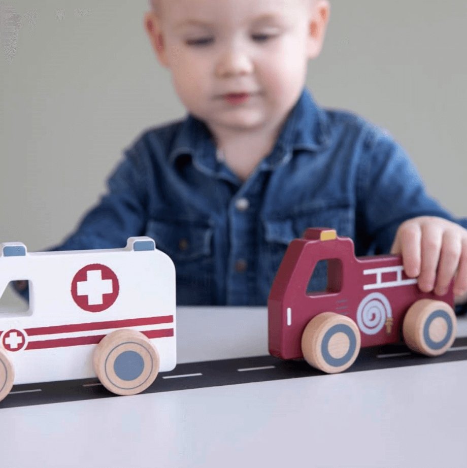 Little Dutch Wooden Emergency Services Vehicles - Scandibørn