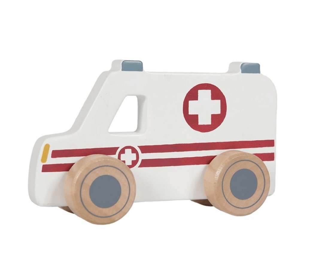 Little Dutch Wooden Emergency Services Vehicles - Scandibørn