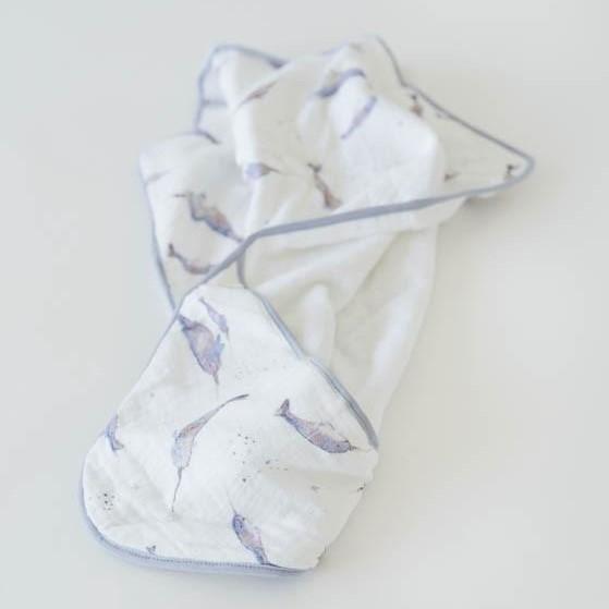 Narwhal deals hooded towel