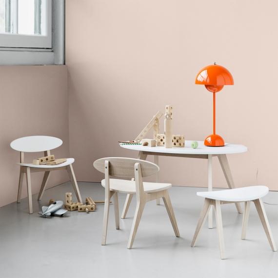 Oliver Furniture Kids Table in White and Oak - Scandibørn