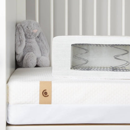 CuddleCo Harmony Hypo-Allergenic Bamboo Sprung Cot Mattress 120 x 60cm